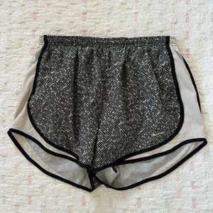 Nike Running Shorts, size L, black & white